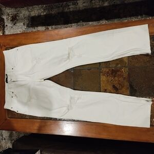 White Distressed Jeans